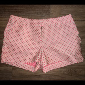 JCrew scalloped edge shorts